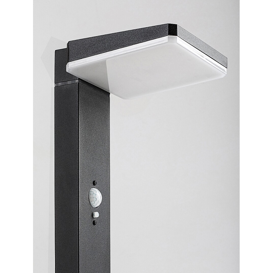 Rabalux - LED regulējama saules āra lampa ar sensoru LED/4,4W/3,7V IP54 antracīts 2200 mAh
