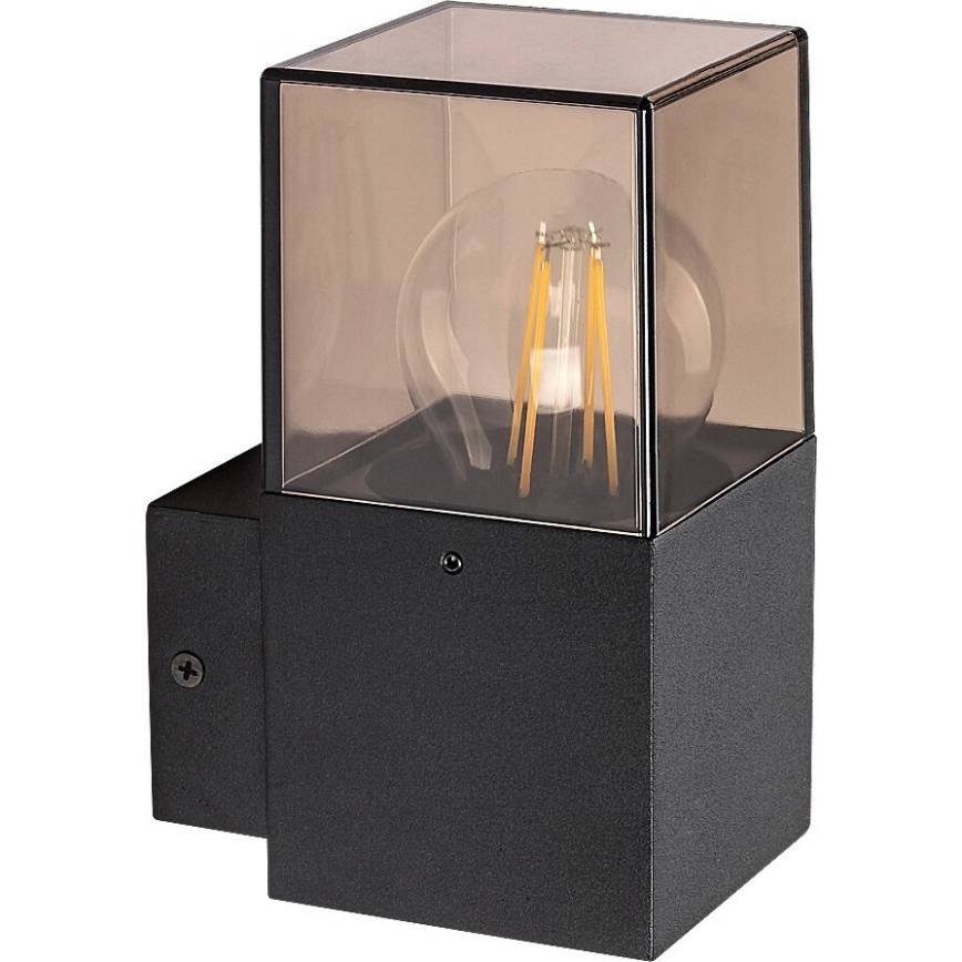 Rabalux - Āra sienas lampa 1xE27/60W/230V IP54 melna