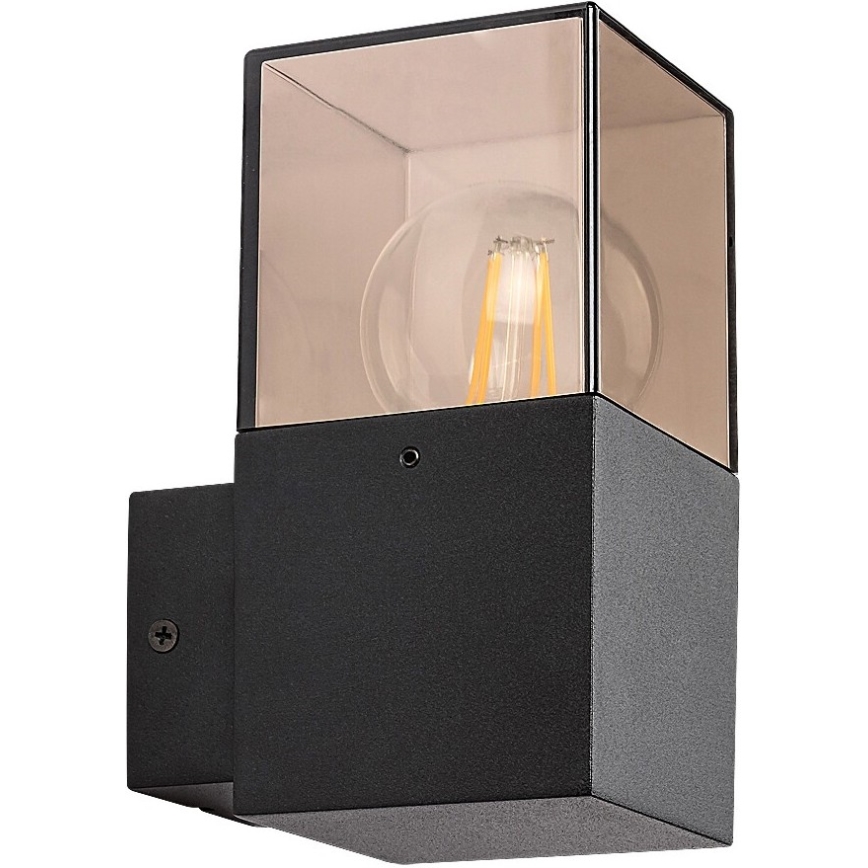Rabalux - Āra sienas lampa 1xE27/60W/230V IP54 melna