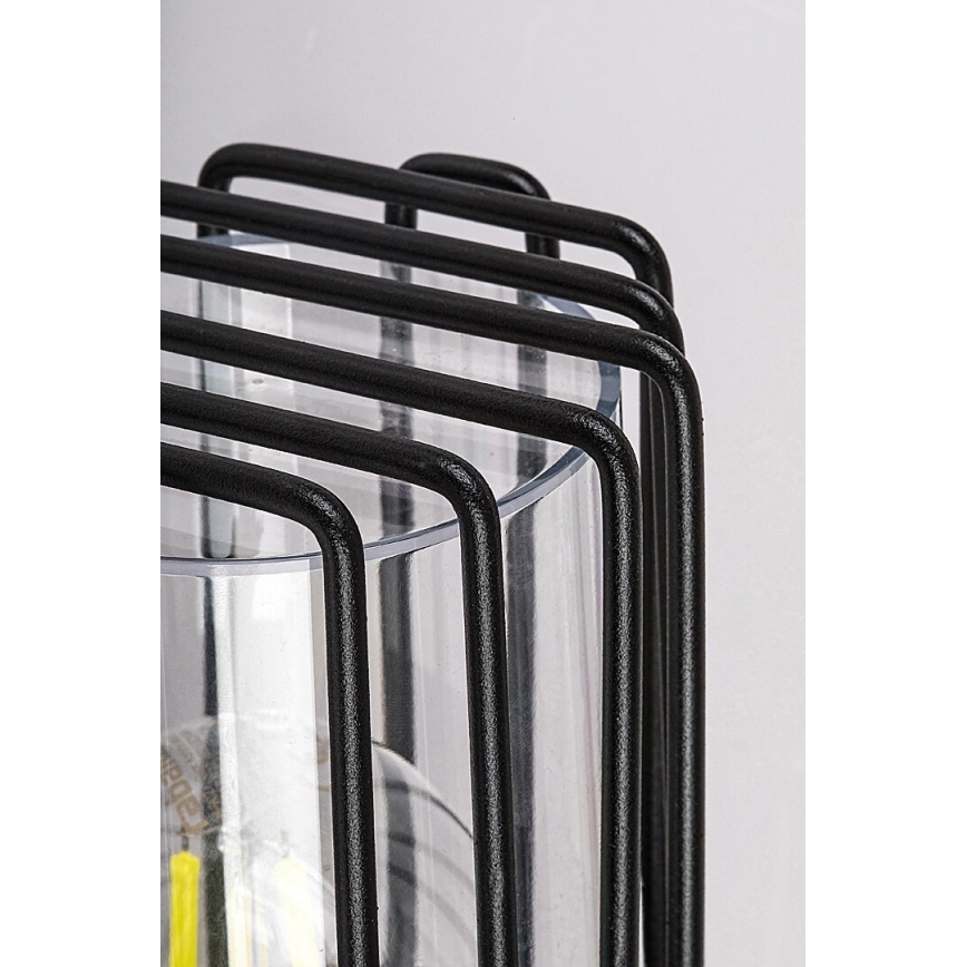 Rabalux - Āra sienas lampa 1xE27/60W/230V IP54 melna