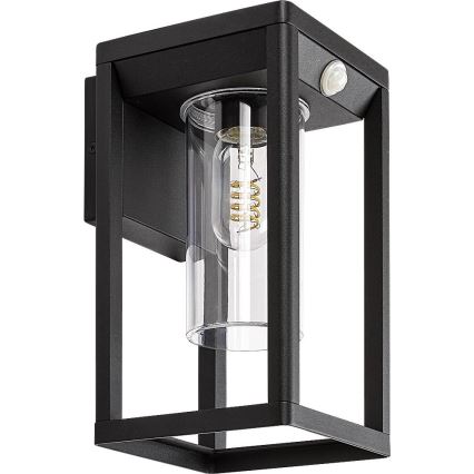 Rabalux - Āra sienas lampa 1xE27/15W/230V IP54 melna