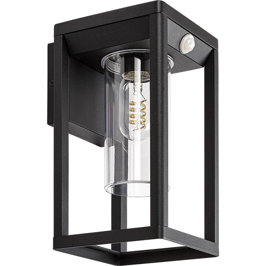 Rabalux - Āra sienas lampa 1xE27/15W/230V IP54 melna