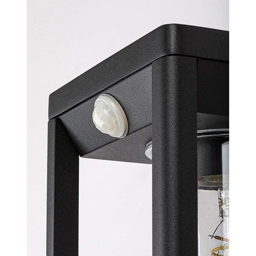 Rabalux - Āra sienas lampa 1xE27/15W/230V IP54 melna