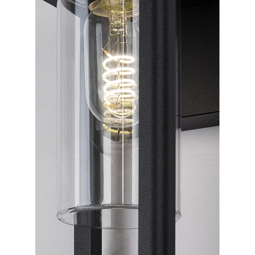 Rabalux - Āra sienas lampa 1xE27/15W/230V IP54 melna