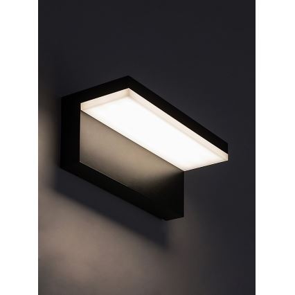 Rabalux - LED Āra sienas lampa LED/10W/230V IP54 melna