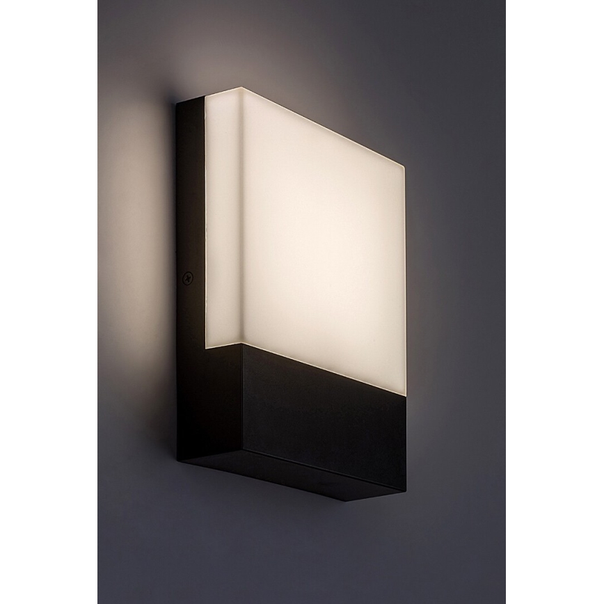 Rabalux - LED Āra sienas lampa LED/10W/230V IP44 melna