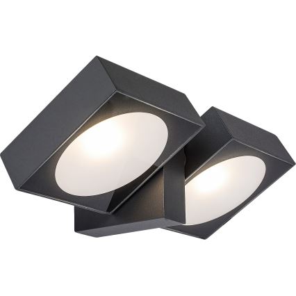 Rabalux - LED Āra elastīga sienas lampa 2xLED/7W/230V IP54 antracīta