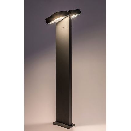 Rabalux - LED Āra elastīga lampa 2xLED/7W/230V IP54 antracīta