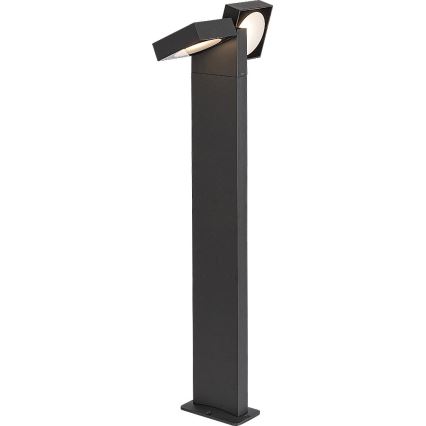 Rabalux - LED Āra elastīga lampa 2xLED/7W/230V IP54 antracīta
