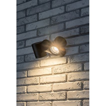 Rabalux - Āra sienas lampa 2xGU10/35W/230V IP44