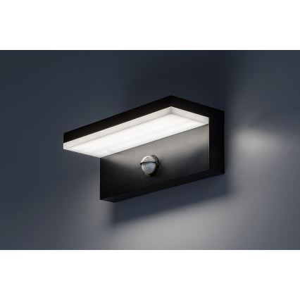 Rabalux - LED Āra sienas lampa ar sensoru LED/9W/230V 2700/4000/6500K IP54 melna