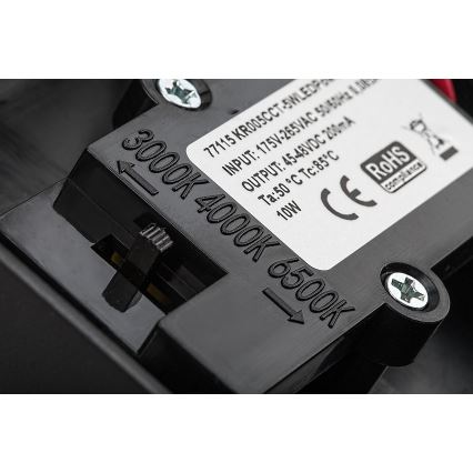 Rabalux - LED Āra sienas lampa ar sensoru LED/9W/230V 2700/4000/6500K IP54 melna