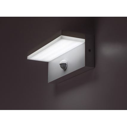 Rabalux - LED Āra sienas lampa ar sensoru LED/9W/230V 2700/4000/6500K IP54 balta