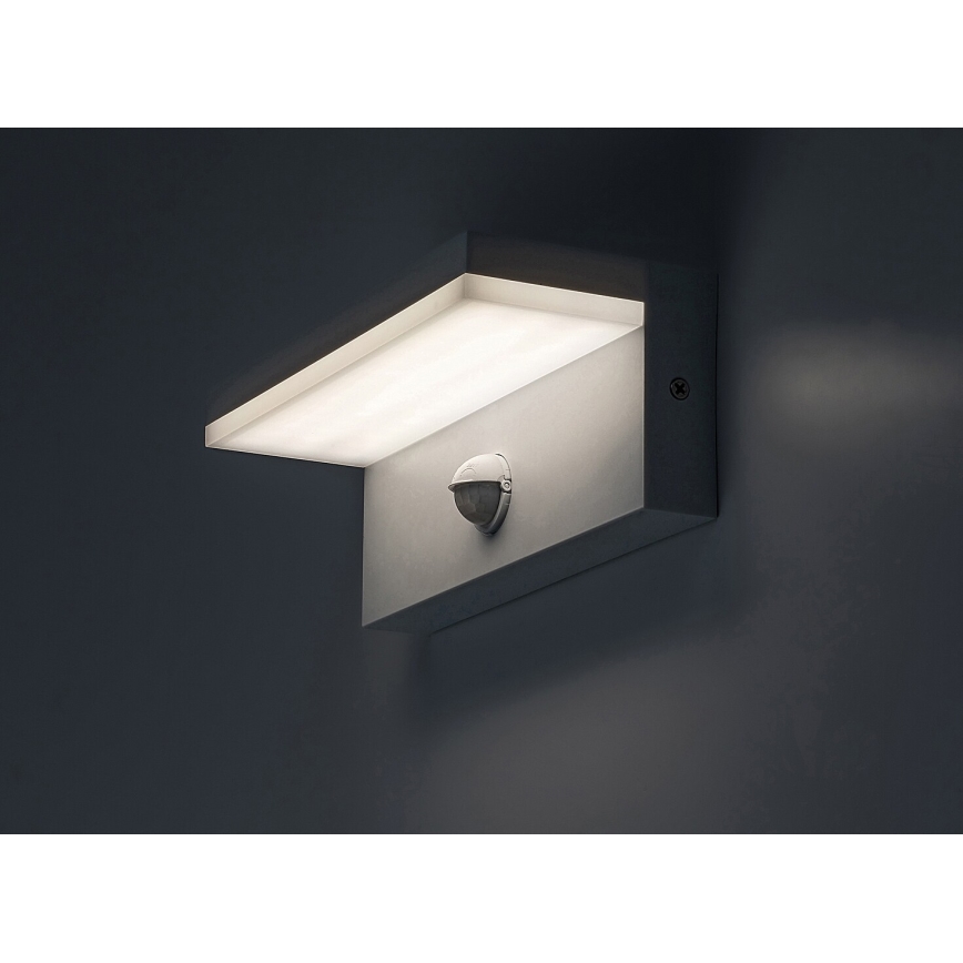 Rabalux - LED Āra sienas lampa ar sensoru LED/9W/230V 2700/4000/6500K IP54 balta