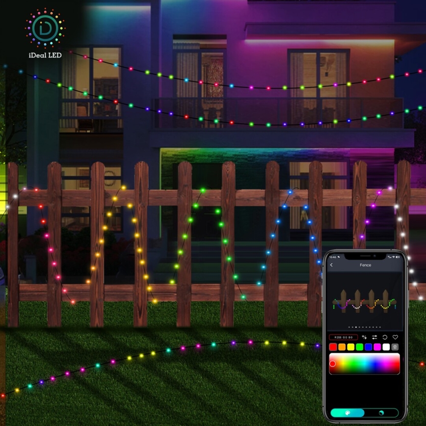 Rabalux - LED RGB Josla LED/3,2W/5V 10m IP44 Wi-Fi + tālvadības pults