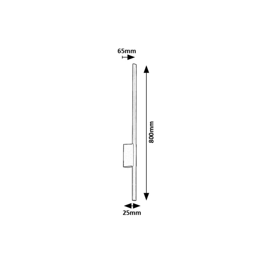 Rabalux - LED Āra sienas lampa LED/12W/230V IP44