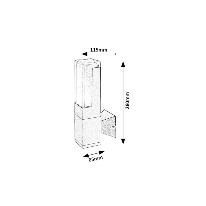 Rabalux - LED Āra sienas lampa LED/7W/230V 2700/4000/6000K IP54