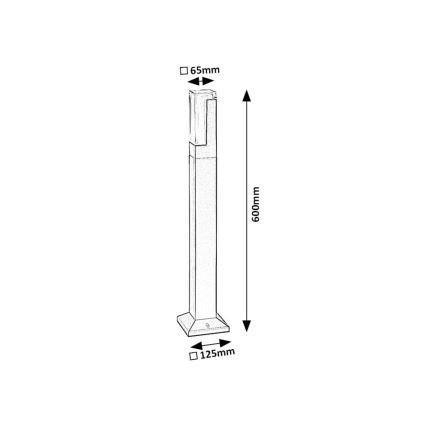 Rabalux - LED Āra lampa LED/7W/230V IP54