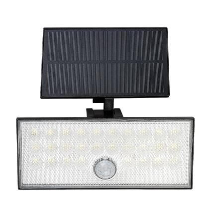 Rabalux - LED Saules enerģijas prožektors ar sensoru LED/8W/3,7V 1800mAh IP65 + tālvadības pults