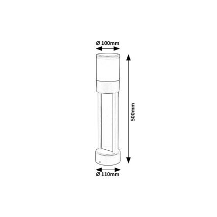 Rabalux - LED Āra lampa LED/12W/230V IP44 50 cm