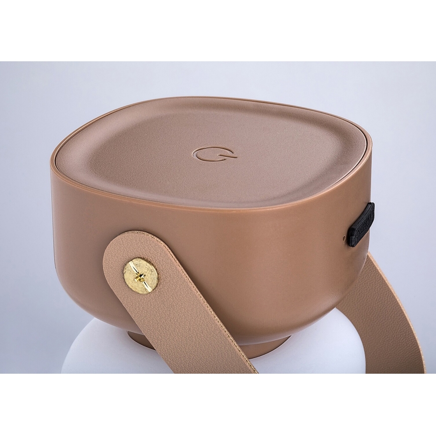 Rabalux - LED Aptumšojama āra skārienvadāma uzlādējama galda lampa LED/3W/5V IP44 brūna