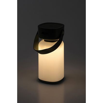 Rabalux - LED Aptumšojama āra skārienvadāma uzlādējama galda lampa LED/3W/5V IP44 zaļa