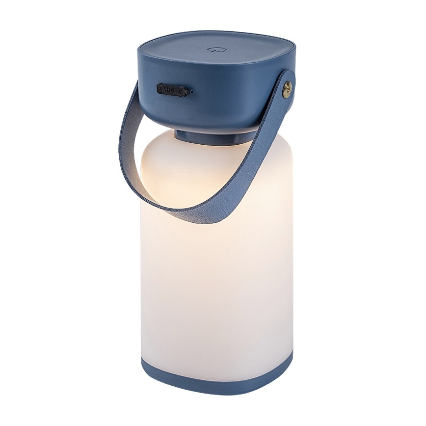 Rabalux - LED Aptumšojama āra skārienvadāma uzlādējama galda lampa LED/3W/5V IP44 zila