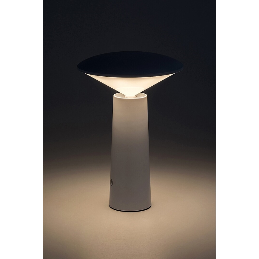 Rabalux - LED Aptumšojama uzlādējama skārienvadāma galda lampa POLPERRO LED/3W/3,7V 1200mAh balta