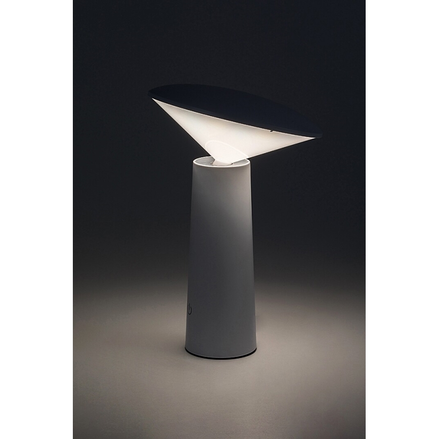 Rabalux - LED Aptumšojama uzlādējama skārienvadāma galda lampa POLPERRO LED/3W/3,7V 1200mAh balta