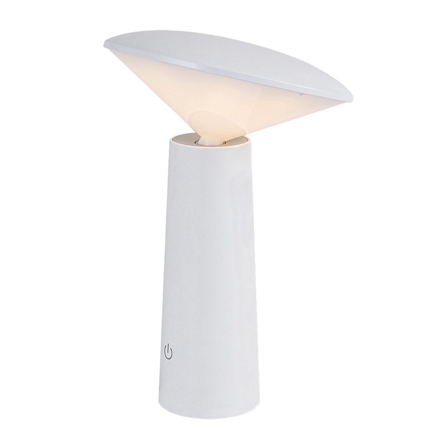 Rabalux - LED Aptumšojama uzlādējama skārienvadāma galda lampa POLPERRO LED/3W/3,7V 1200mAh balta