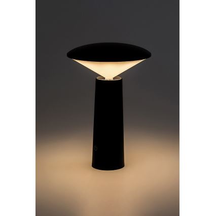 Rabalux - LED Aptumšojama uzlādējama skārienvadāma galda lampa POLPERRO LED/3W/3,7V 1200mAh melna