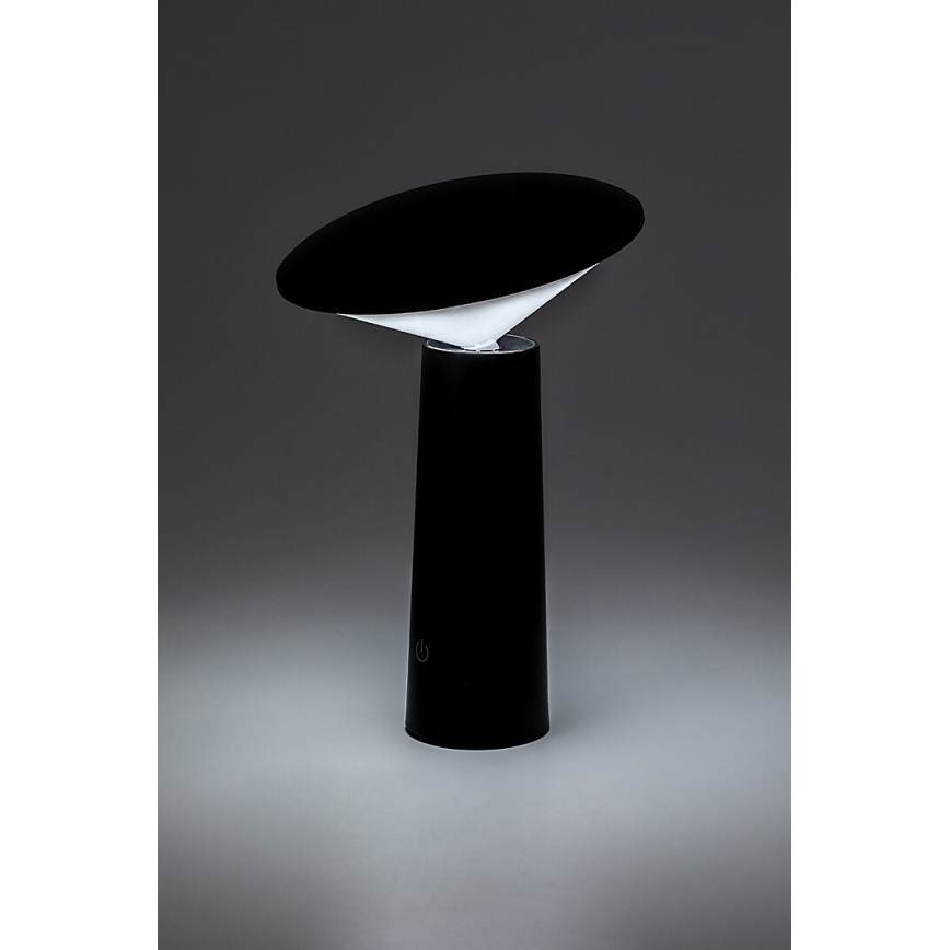 Rabalux - LED Aptumšojama uzlādējama skārienvadāma galda lampa POLPERRO LED/3W/3,7V 1200mAh melna