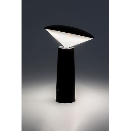 Rabalux - LED Aptumšojama uzlādējama skārienvadāma galda lampa POLPERRO LED/3W/3,7V 1200mAh melna