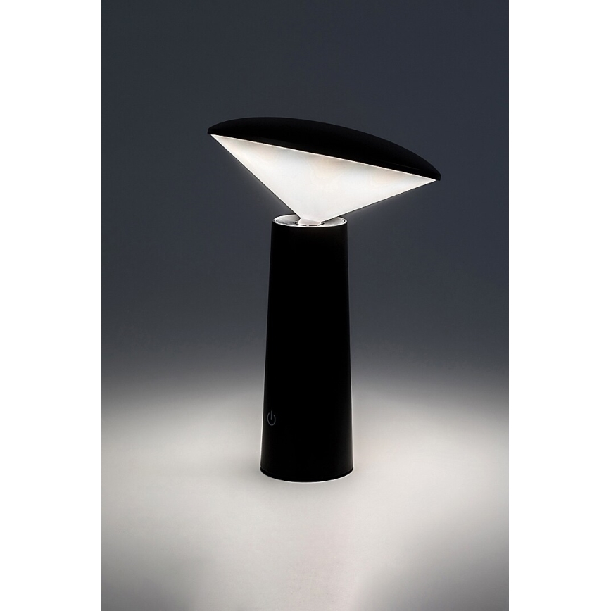 Rabalux - LED Aptumšojama uzlādējama skārienvadāma galda lampa POLPERRO LED/3W/3,7V 1200mAh melna