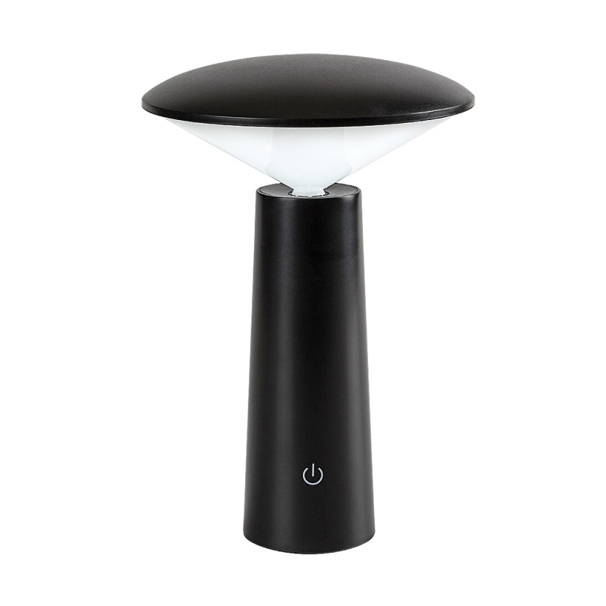 Rabalux - LED Aptumšojama uzlādējama skārienvadāma galda lampa POLPERRO LED/3W/3,7V 1200mAh melna