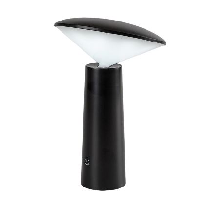 Rabalux - LED Aptumšojama uzlādējama skārienvadāma galda lampa POLPERRO LED/3W/3,7V 1200mAh melna