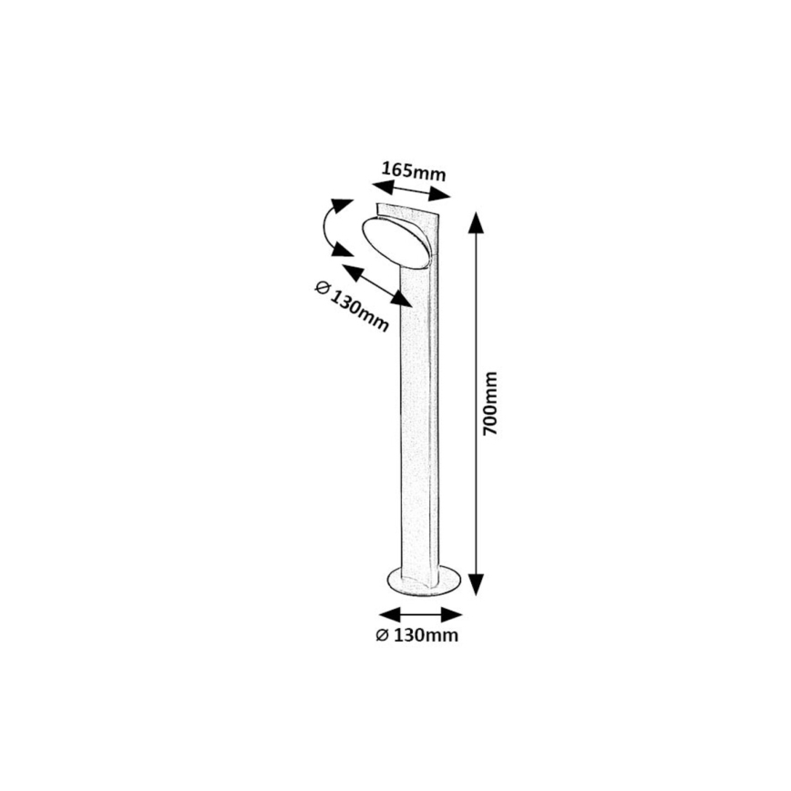 Rabalux - LED Āra lampa LED/12W/230V IP54