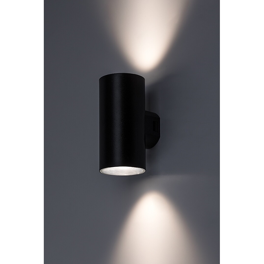 Rabalux - LED Āra sienas lampa LED/18W/230V 2700/4000/6500K IP65 melna