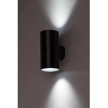 Rabalux - LED Āra sienas lampa LED/18W/230V 2700/4000/6500K IP65 melna