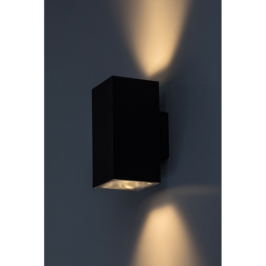 Rabalux - LED Āra sienas lampa LED/18W/230V 2700/4000/6500K IP65 melna