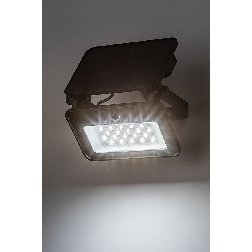Rabalux - LED Saules enerģijas prožektors ar sensoru LED/6W/3,7V 3000/4000/6500K IP65