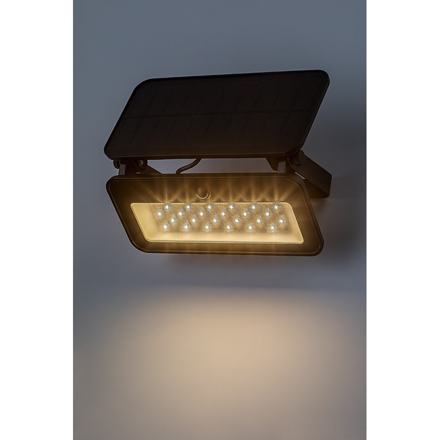 Rabalux - LED Saules enerģijas prožektors ar sensoru LED/8W/3,7V 3000/4000/6500K IP65