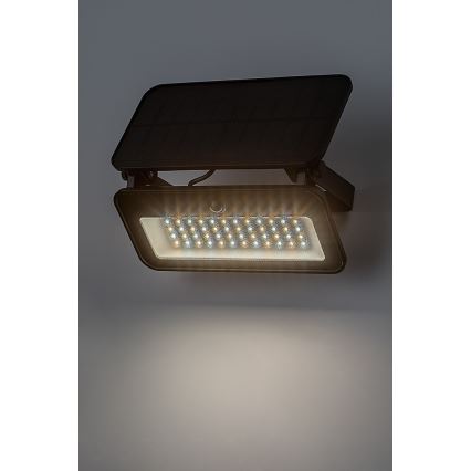 Rabalux - LED Saules enerģijas prožektors ar sensoru LED/8W/3,7V 3000/4000/6500K IP65