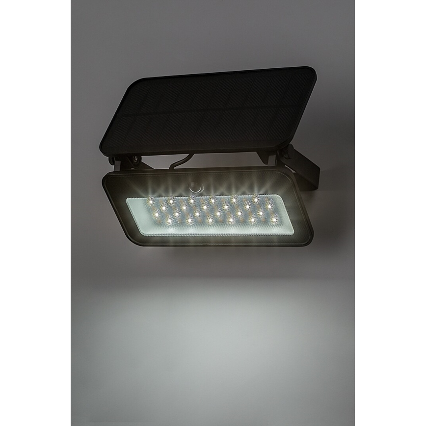 Rabalux - LED Saules enerģijas prožektors ar sensoru LED/8W/3,7V 3000/4000/6500K IP65
