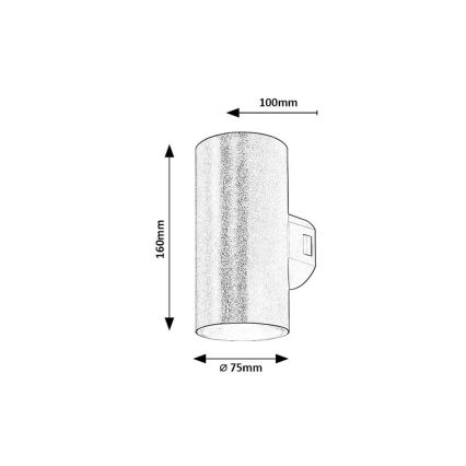 Rabalux - LED Āra sienas lampa LED/18W/230V 2700/4000/6500K IP65 balta