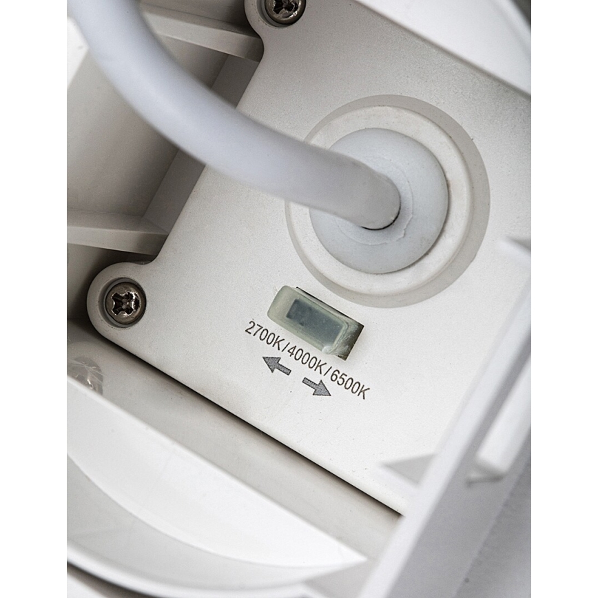 Rabalux - LED Āra sienas lampa LED/9W/230V 2700/4000/6500K IP65 balta