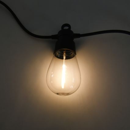 Rabalux - LED Saules enerģijas virtene LED/3,6W/3,7V 6,5 m 1200mAh IP44
