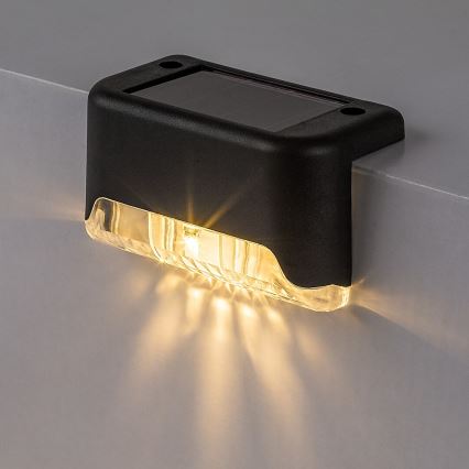 Rabalux - 4 gab. LED saules sienas gaismekļi ar krēslas sensoru LED/0,06W/1,2V 300 mAh IP44