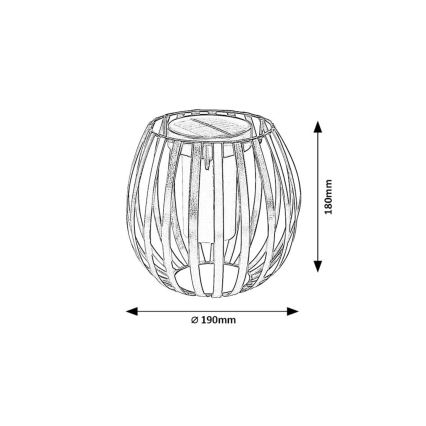 Rabalux - LED Saules gaismeklis LED/1W/1,2V 300mAh IP44