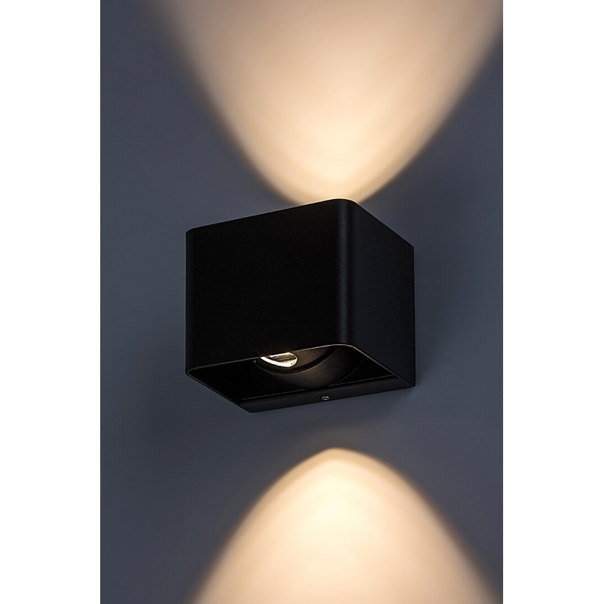 Rabalux - LED Āra sienas lampa LED/10W/230V IP54 melna